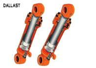 Double Acting Hydraulic Cylinder Franged High Pressure For Excavator
